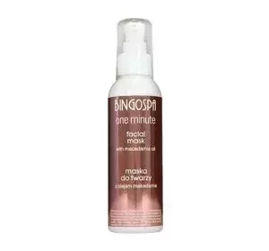 BingoSpa One Minute maska do twarzy Olejek Makadamia 150 g