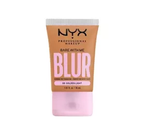 NYX PROFESSIONAL BARE WITH ME BLUR WYGŁADZJĄCY PODKŁAD DO TWARZY 08 GOLDEN LIGHT 30ML