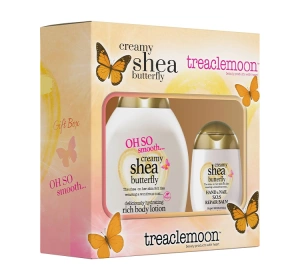 Treaclemoon Creamy Shea Butterfly zestaw do pielęgnacji ciała balsam do ciała + krem do rąk i paznokci