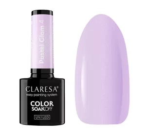 Claresa hybrydowy lakier do paznokci Pastel Glam 4 5 g