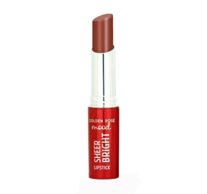 Golden Rose Mood Sheer Bright błyszcząca pomadka w sztyfcie 105 Hazelnut 3,3 g