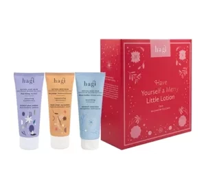 Hagi Have Yourself A Merry Little Lotion zestaw balsamów do ciała 3 x 75 ml