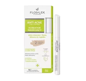 Floslek antybakteryjny korektor w sztyfcie 2 Naturalny 15 ml