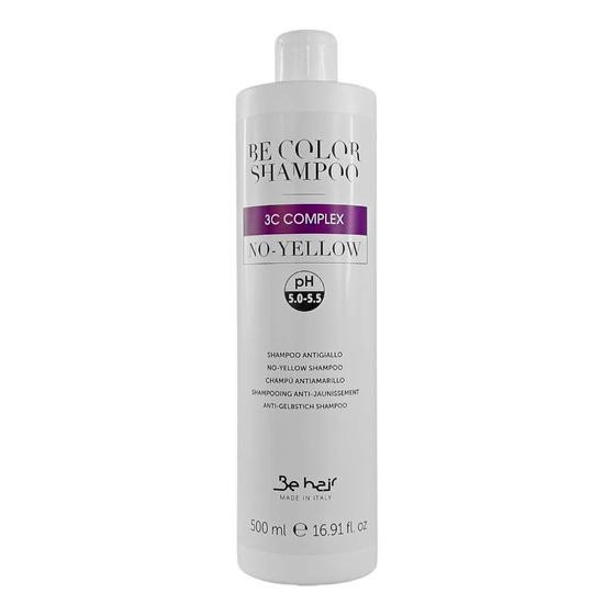 Be Hair Be Color Shampoo 3C Complex No-Yellow szampon do włosów blond niwelujący żółte refleksy 500 ml