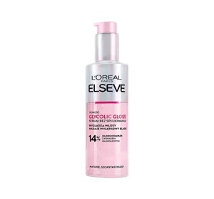 L'Oréal Paris Elseve Glycolic Gloss wygładzające serum bez spłukiwania do włosów matowych i szorstkich 150 ml