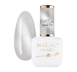NaiLac Cat Eye top hybrydowy Sparkle 7 ml