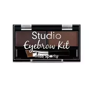 Miss Sporty Eyebrow Kit Studio zestaw do makijażu brwi 001 Medium Brown