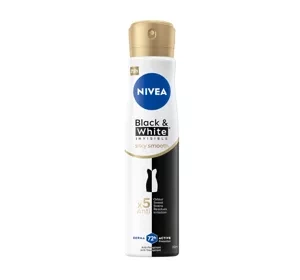 NIVEA Black&White Invisible Silky Smooth antyperspirant w sprayu dla kobiet 250 ml