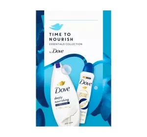 Dove Time to Nourish zestaw prezentowy do pielęgnacji żel 250 ml + antyperspirant 150 ml