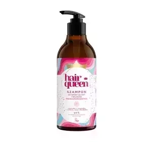 Hair Queen wegański szampon do skóry głowy i włosów średnioporowatych 400 ml
