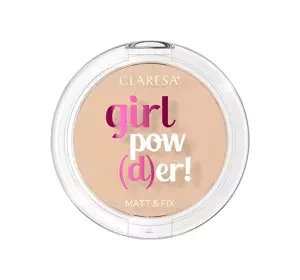 Claresa Girl Pow(d)er puder do twarzy 01 Translucent 12 g