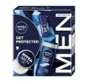 NIVEA MEN zestaw kosmetyków dla mężczyzn krem do twarzy + antyperspirant roll-on + żel pod prysznic 3w1