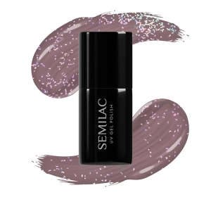 Semilac Shimmer Dust lakier hybrydowy 322 Shimmer Dust Brown 7 ml