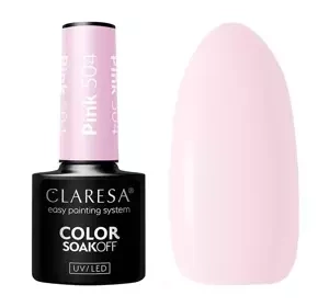 Claresa hybrydowy lakier do paznokci Pink 504 5 g