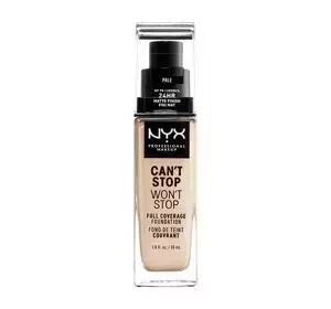 NYX Professional Makeup Can't Stop Won't Stop podkład kryjący 01 Pale 30 ml