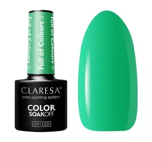 Claresa hybrydowy lakier do paznokci Full of Colours 5 5 g
