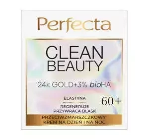 Perfecta Clean Beauty przeciwzmarszczkowy krem na dzień i na noc 60+ 50ml