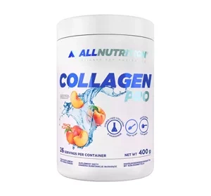 Allnutrition Collagen Pro suplement diety do picia Peach 400 g