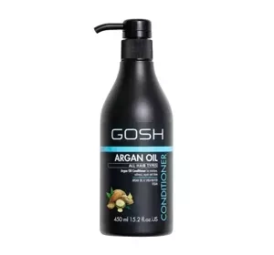 Gosh Argan Oil wegańska odżywka do każdego rodzaju włosów 450ml