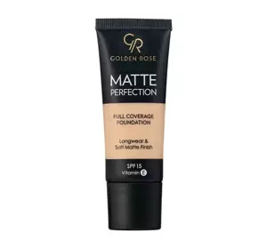 Golden Rose Matte Perfection SPF15 matujący podkład kryjący N3 35 ml