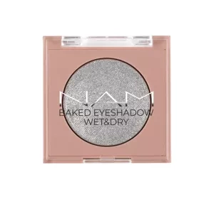 NAM Wet&Dry wypiekany cień do powiek 02 Silver Lining 4 g