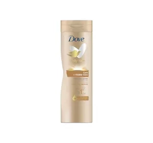Dove Body Love Care + Visible Glow Self-Tan Lotion brązujące mleczko do ciała skóra jasna 250 ml