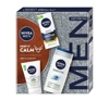 NIVEA MEN zestaw kosmetyków dla mężczyzn krem do twarzy SPF15 + żel do mycia twarzy + żel pod prysznic 3w1