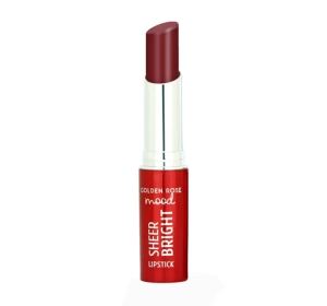Golden Rose Mood Sheer Bright błyszcząca pomadka w sztyfcie 108 Rosy Plum 3,3 g