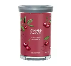 Yankee Candle Signature Tumbler duża świeca zapachowa Black Cherry 567 g