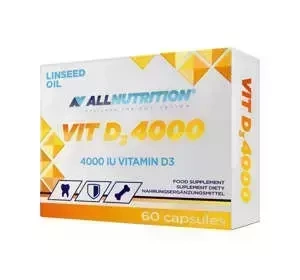 Allnutrition Vit D3 4000 suplement diety 60 kapsułek
