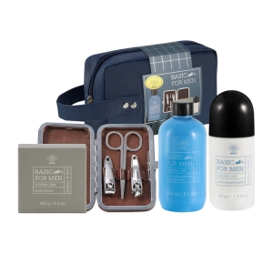 Aurora Basic For Men Oak & Citrus zestaw prezentowy żel pod prysznic 2w1 250 ml + antyperspirant 50 ml + mydło 100 g + mini zestaw do manicure i pedicure