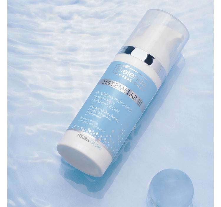 Bielenda Professional SupremeLab Hydra Glow bezolejowy hydro-krem nawadniający z efektem Glow 50ml