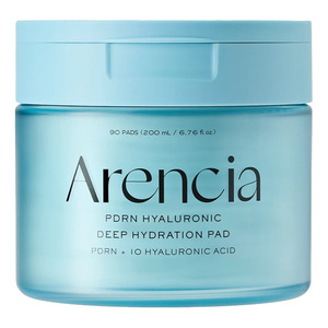 Arencia PDRN Hyaluronic Acid Deep Hydration Pads intensywnie nawilżające płatki tonizujące do twarzy z PDRN 90 szt