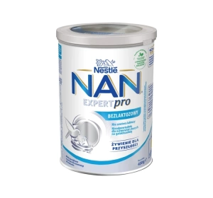 Nan Expert Pro Bezlaktozowy mleko początkowe w proszku dla niemowląt od urodzenia 400g