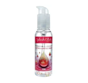 Boss of Toys Splash & Slide żel intymny i do masażu 2w1 Truskawka 100 ml