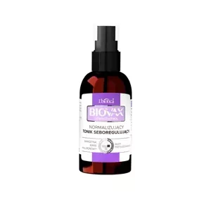 Biovax Sebocontrol normalizujący-seboregulujący tonik do skóry głowy 100 ml