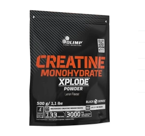 Olimp Creatine Monohydrate Xplode suplement diety kreatyna w proszku o smaku cytrynowym 500 g