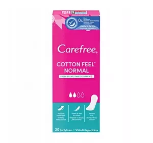 Carefree Cotton Feel Normal Fresh Scent wkładki higieniczne zapachowe 20 sztuk