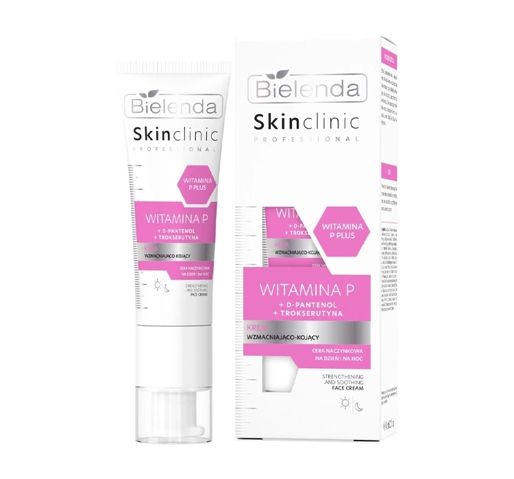Bielenda Skin Clinic Professional wzmacniająco-kojący krem do twarzy z witaminą P 40ml