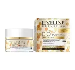 Eveline Cosmetics Bio Manuka Lift 60+ silnie liftingujący krem-kuracja modelujący owal twarzy 50 ml