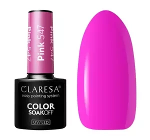 Claresa hybrydowy lakier do paznokci Pink 547 5 g