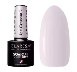 Claresa hybrydowy lakier do paznokci Ice Cream 2 5 g