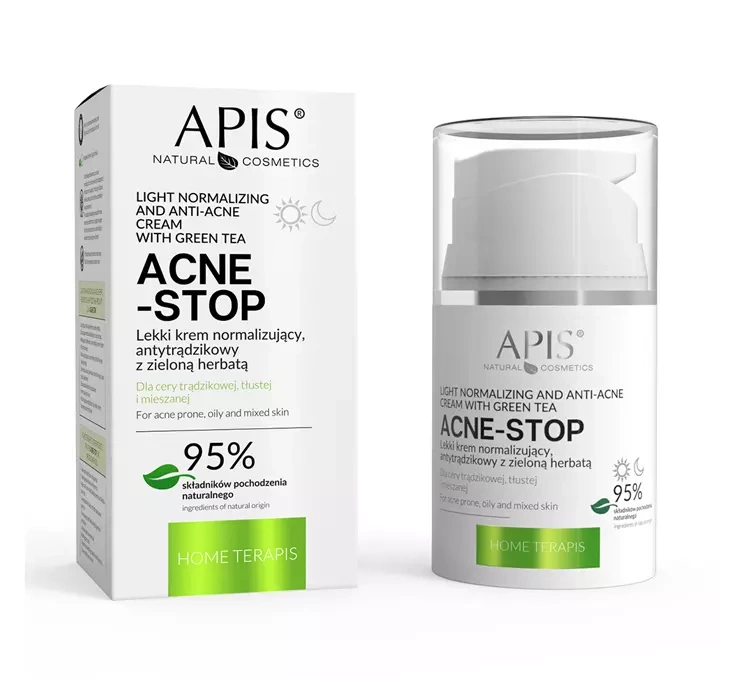 Apis Acne Stop lekki krem normalizujący antytrądzikowy 50ml
