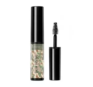 RIMMEL BROW THIS WAY CAMO COLLECTION ŻEL DO BRWI 004 CLEAR 5ML
