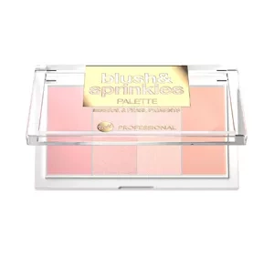 Bell Professional Blush&Sprinkles paleta z różem i rozświetlaczem 20 g