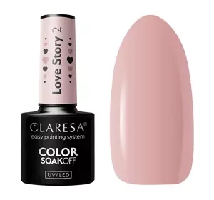 Claresa hybrydowy lakier do paznokci Love Story 2 5 g