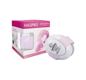 Haspro Baby Earmuffs nauszniki przeciwhałasowe dla niemowląt i małych dzieci Pink
