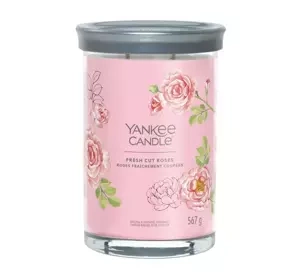 Yankee Candle Signature Tumbler duża świeca zapachowa Fresh Cut Roses 567 g