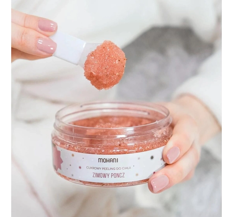 Mohani Zimowy Poncz cukrowy peeling do ciała 160g