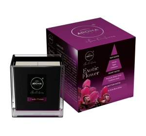 Aroma Home Black Series świeca zapachowa Exotic Flower 155 g